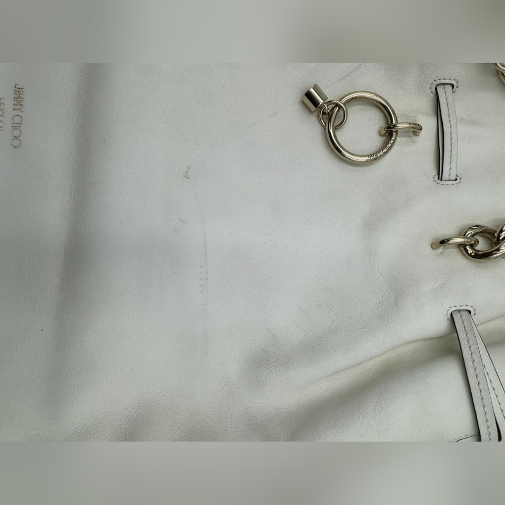 Jimmy Choo Callie Drawstring L Bucket Bag - image 7